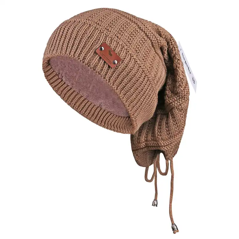 کلاه بافتنی سپهر طرح اسکارف مدل 3350