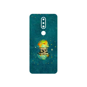 MAHOOT Collage of Earth Face Cover Sticker for Nokia 7.1