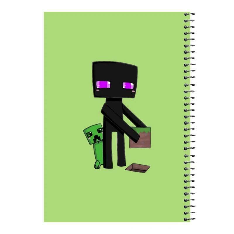 دفتر مشق 80 برگ اس جی مدل ماینکرفت   