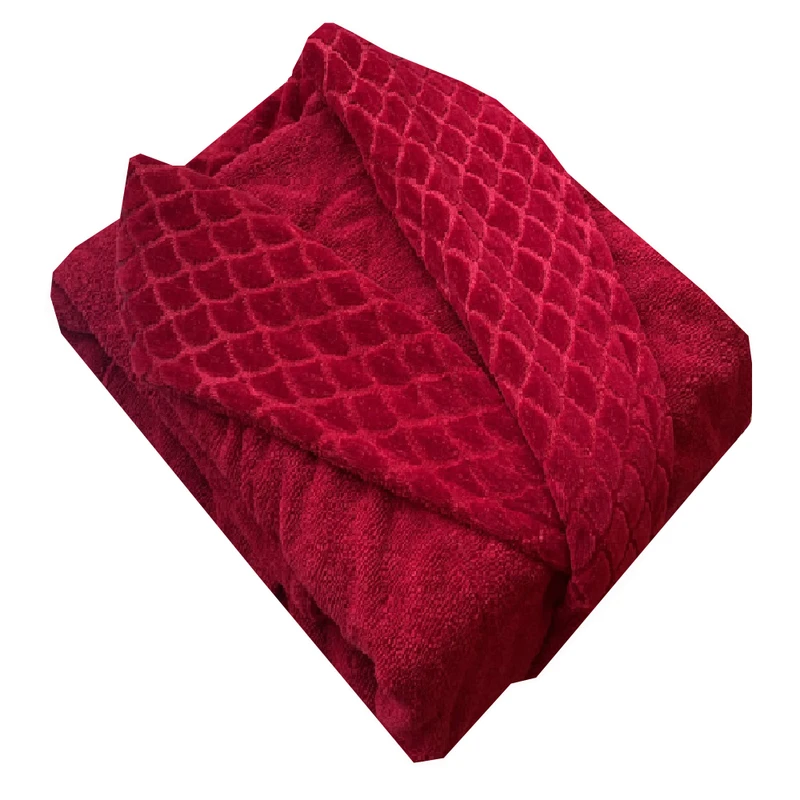 حوله پالتویی هنرمند مدل پولکی سایز 125 سانتی متر