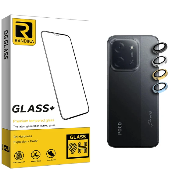 محافظ لنز دوربین راندیکا مدل ring_C85g RK مناسب برای گوشی موبایل شیائومی Poco c85
