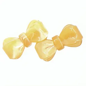 گیره مو دخترانه مدل انبری فلزی طرح پاپیون بسته دو عددی