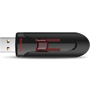 فلش مموری 256 گیگابایت سن دیسک مدل CRUZER GLIDE 3.0 با رابط USB سه و مقاومت در برابر شوک، لرزش و گرد و غبار