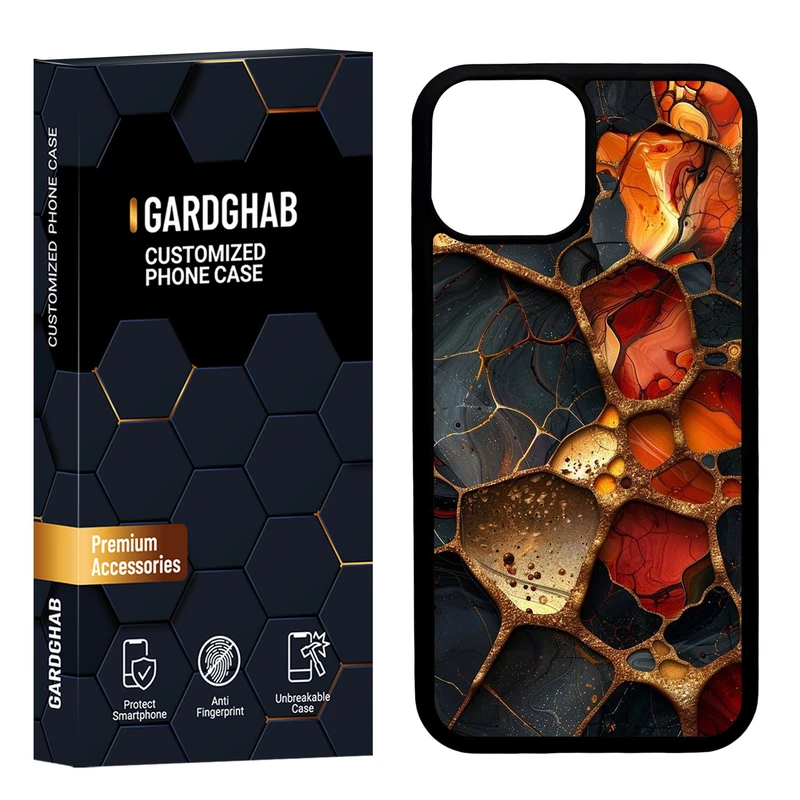 کاور گارد قاب مدل دور ژله ای ساده مناسب برای گوشی موبایل اپل iPhone 13 Mini