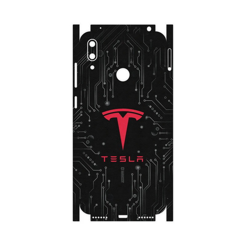 برچسب پوششی ماهوت مدل Full skin-TESLA-Motors مناسب برای گوشی موبایل هوآوی Y7 Prime 2019