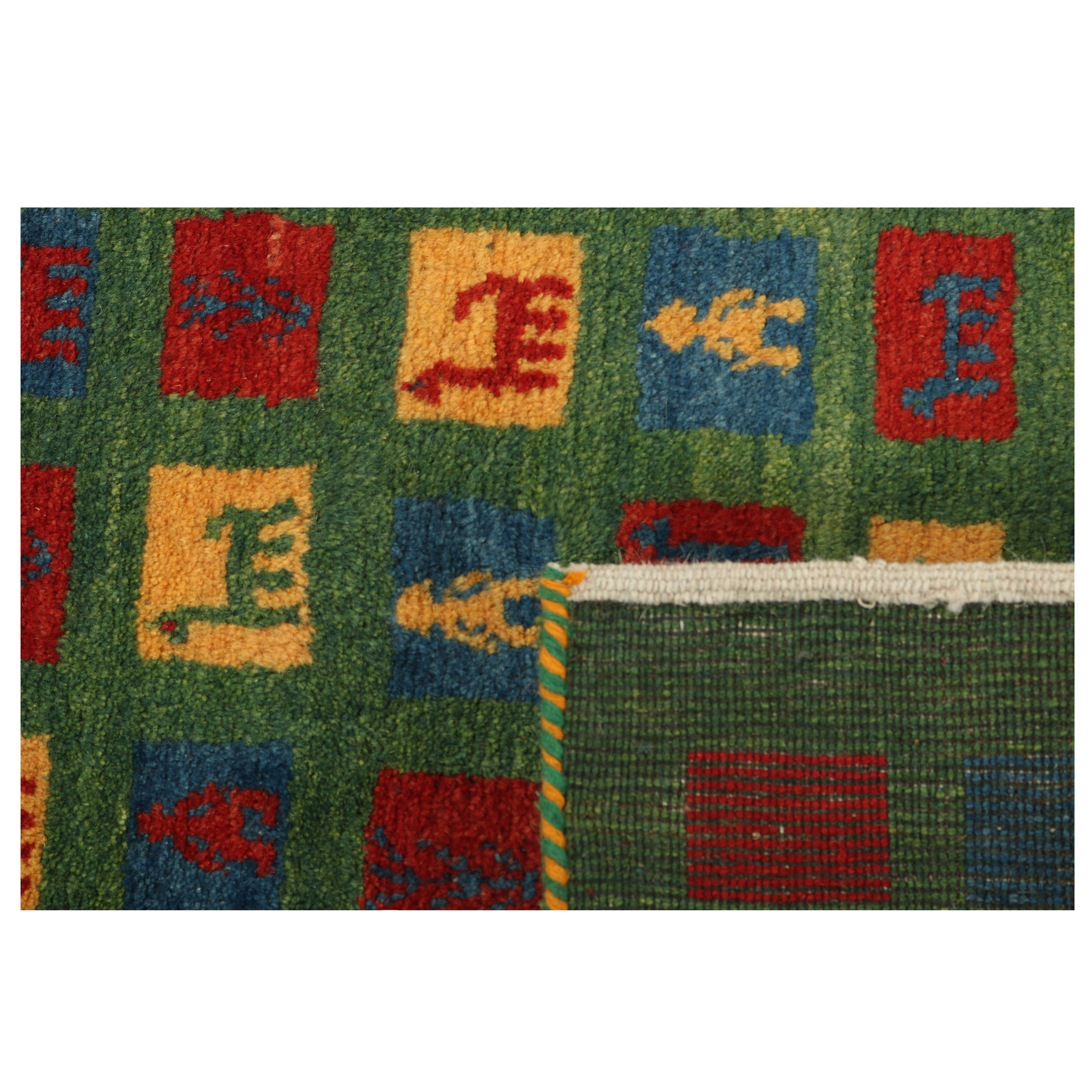 گبه دستبافت یک متری مدل ایلیاتی 522928