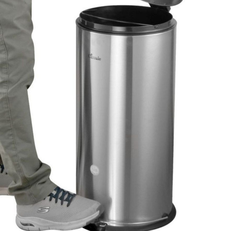 سطل زباله پدالی سیرکل مدل steel کد L30