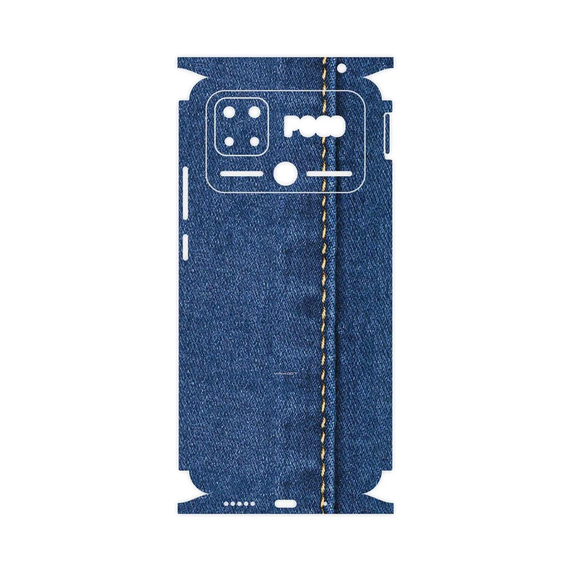 برچسب پوششی ماهوت مدل Fabric Texture 8-FullSkin مناسب برای گوشی موبایل شیائومی Poco C40