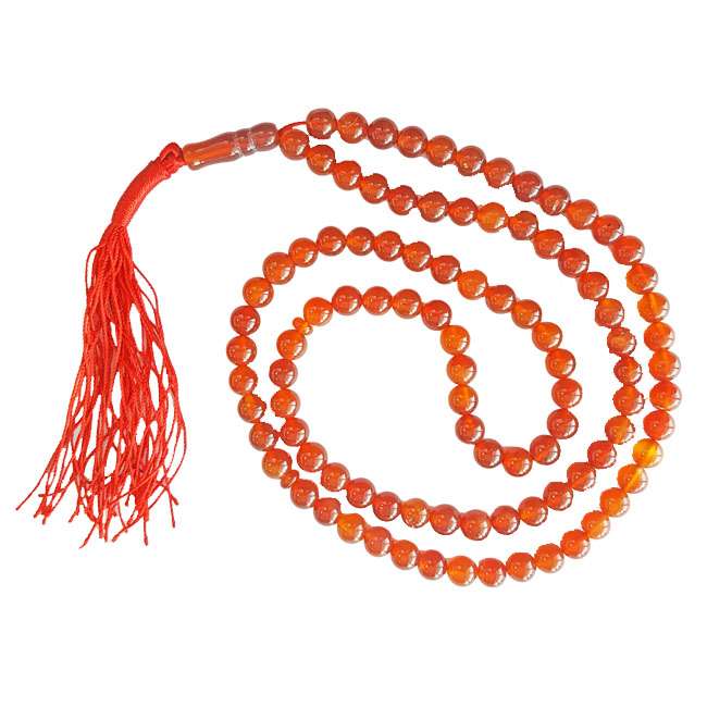 تسبیح مدل عقیق 8 میل 101 دانه