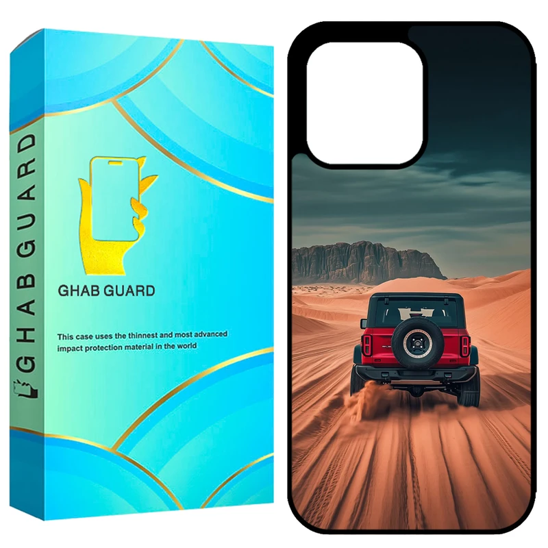 کاور قاب گارد طرح ماشین مدل GCHP15PM مناسب برای گوشی موبایل اپل iPhone 15 Pro Max