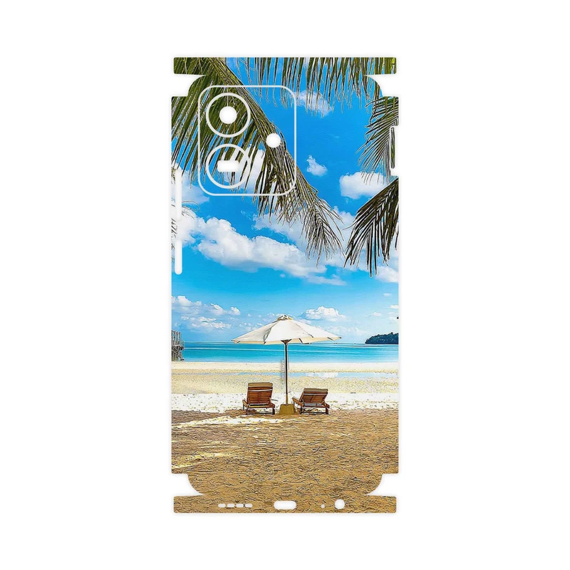 برچسب پوششی ماهوت مدل Beach-FullSkin مناسب برای گوشی موبایل آنر Play 10