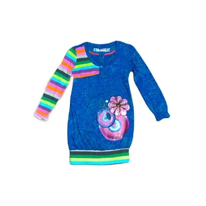 پیراهن دخترانه مدل گل دار کد 2921