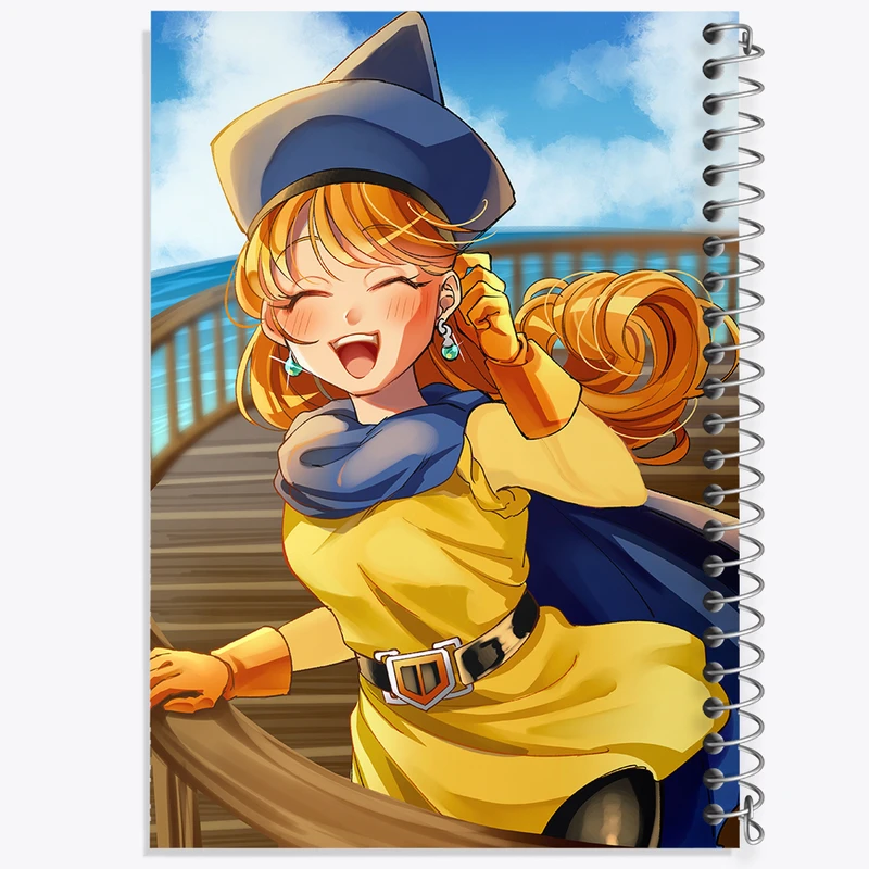 دفتر ژورنال نویسی 50 برگ خندالو مدل نقطه ای طرح بازی دراگون کوئست (Dragon Quest) کد 35249