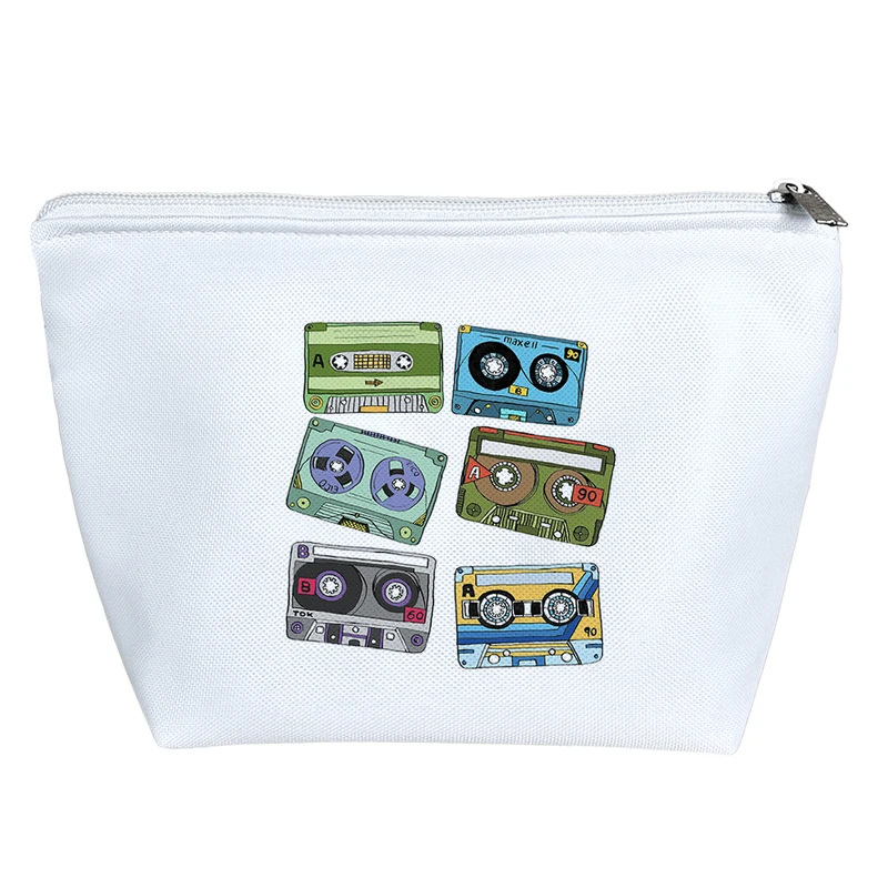 کیف لوازم آرایش دخترانه خندالو مدل نوار کاست کد 1870