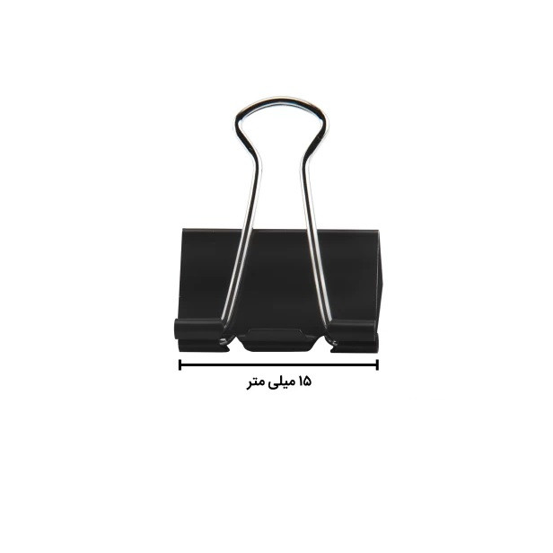 گیره کاغذ مدل کلیپسی کد 007 بسته 24 عددی
