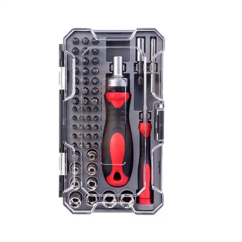 مجموعه 55 عددی پیچ گوشتی جغجغه ای ساعتی و سری بکس رونیکس مدل RH-2717