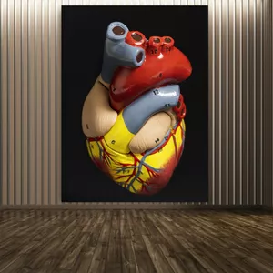 پوستر پارچه ای طرح ساختار قلب کد PP2515