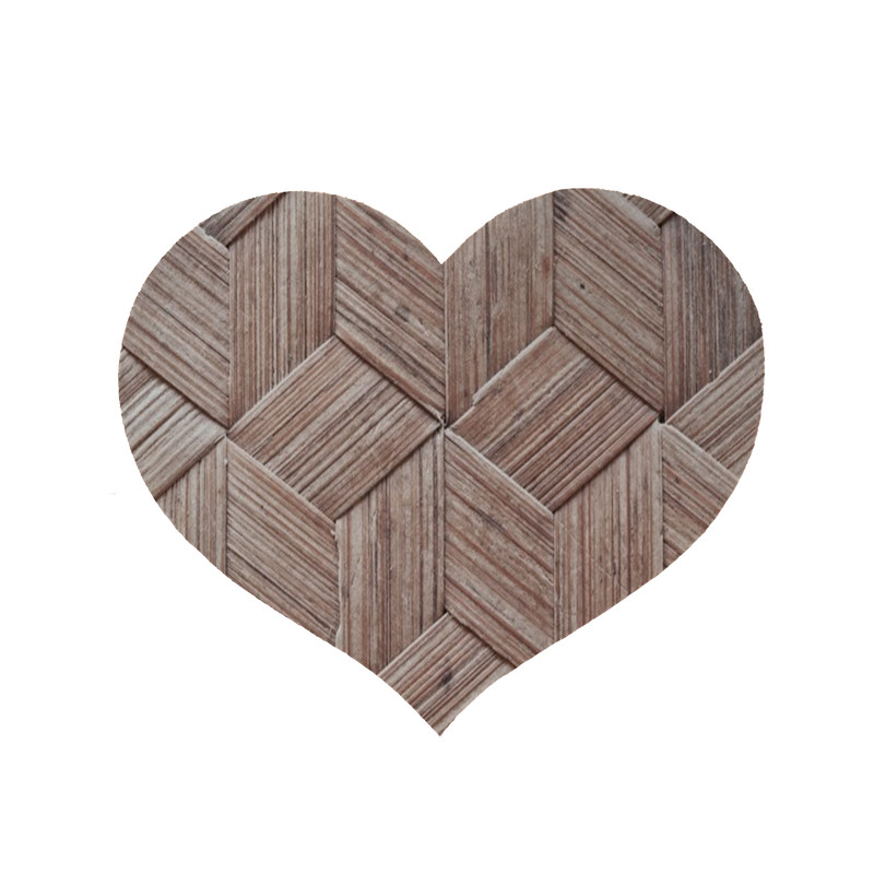 پادری مدل قلب طرح کلاسیک کد 8018 سایز 90x90 سانتی متر 