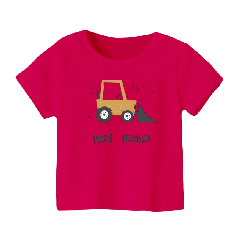 تی شرت آستین کوتاه بچگانه مدل ماشین کد ۲