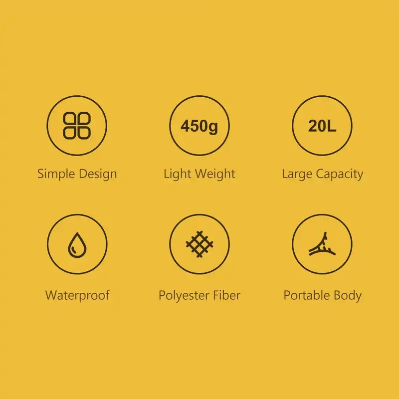 کوله پشتی شیائومی مدل simple polyster