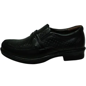 کفش مردانه چرم تبریز مدل آذین رنگ مشکی