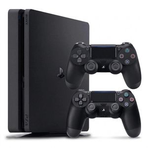 کنسول بازی سونی مدل Playstation 4 Slim ریجن 3 سری CUH-2218B ظرفیت 1 ترابایت به همراه کارت نصب 20 عدد بازی