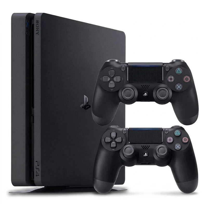 کنسول بازی سونی مدل Playstation 4 Slim ریجن 3 سری CUH-2218B ظرفیت 1 ترابایت به همراه کارت نصب 20 عدد بازی