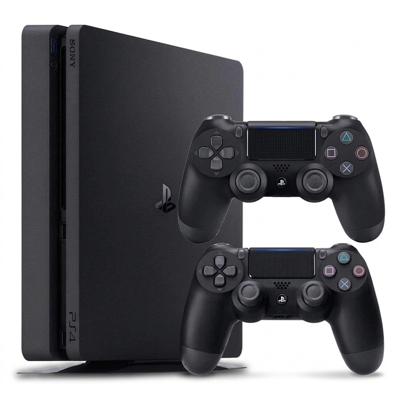 کنسول بازی سونی مدل Playstation 4 Slim ریجن 3 سری CUH-2218B ظرفیت 1 ترابایت به همراه کارت نصب 20 عدد بازی
