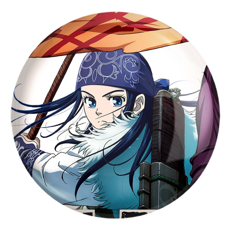 پیکسل خندالو طرح اسیرپا انیمه کامویی طلایی Golden Kamuy کد 23744 مدل بزرگ