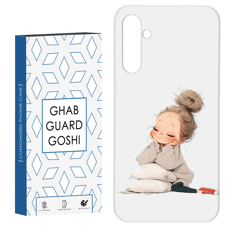 کاور قاب گارد گوشی طرح دختر ملوس کد Dimo-958 مناسب برای گوشی موبایل سامسونگ Galaxy S23 Fe