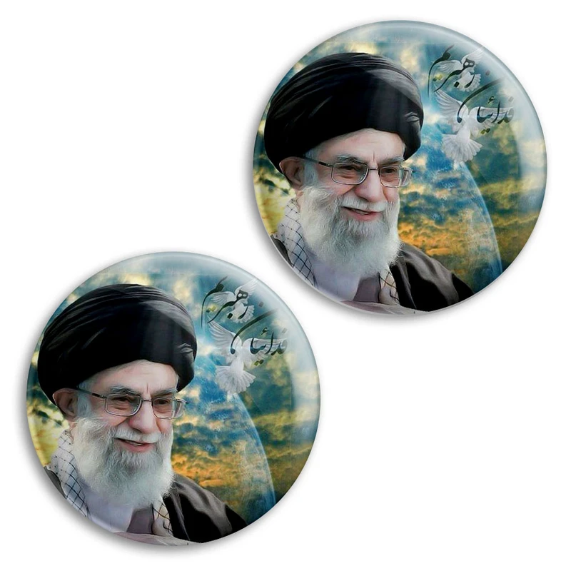 مگنت پرمانه طرح سید علی خامنه ای کد pmag2.28315 مجموعه 2 عددی