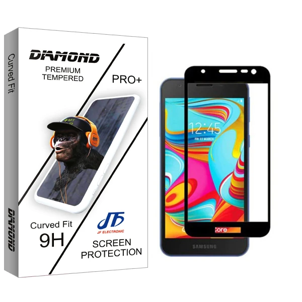 محافظ صفحه نمایش شیشه ای جی اف مدل Diamond glass مناسب برای گوشی موبایل سامسونگ Galaxy A2 Core