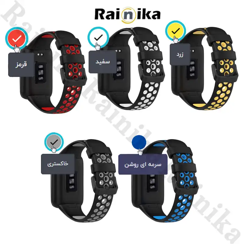 بند رینیکا مدل Nik7 Pro مناسب برای ساعت هوشمند شیائومی Mi Band 7 Pro