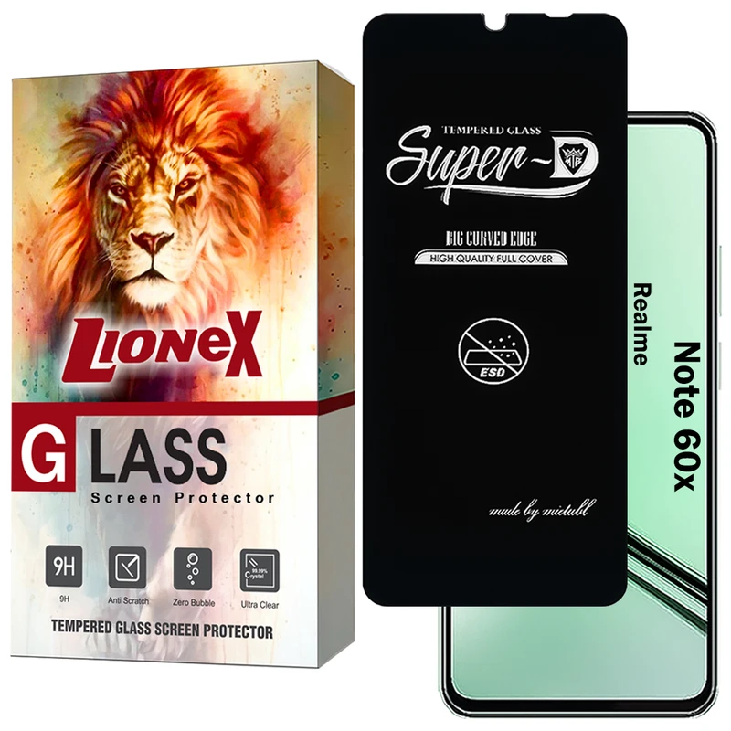 محافظ صفحه نمایش لایونکس مدل SUPERDNL مناسب برای گوشی موبایل ریلمی Note 60x