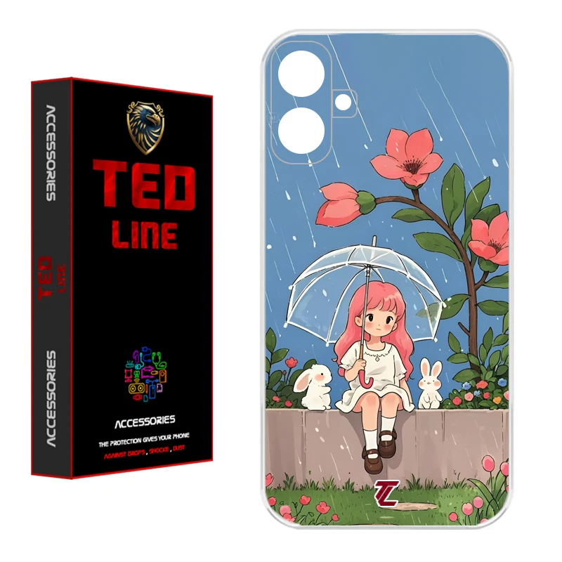 کاور تدلاین طرح دخترانه کد 1216 مناسب برای گوشی موبایل سامسونگ Galaxy A07