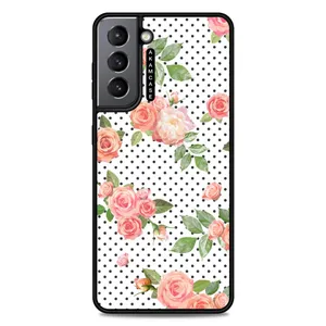 AKAM AMC-WSGS21-FLOWERS5 Cover For Samsung Galaxy S21