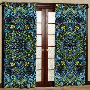 پرده مدل ستاره هازان پانچی کد 2080 سایز 140x200 سانتی متر