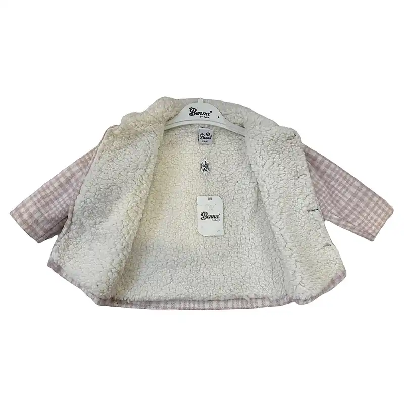 پالتو دخترانه مدل چهارخونه