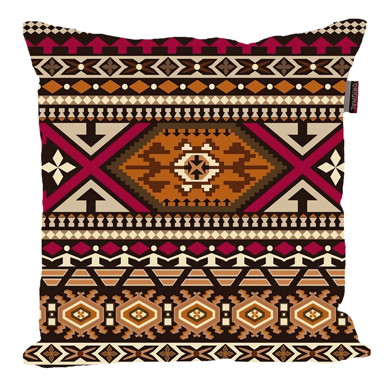 کوسن پاد آفرین مدل سنتی طرح گلیم فرش کد PK30025