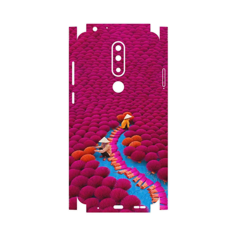 برچسب پوششی ماهوت مدل Vietnam Incense Wood Farms-FullSkin مناسب برای گوشی موبایل نوکیا 5.1 Plus