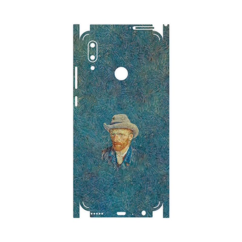 برچسب پوششی ماهوت مدل Self portrait with a gray felt hat-FullSkin مناسب برای گوشی موبایل هوآوی P Smart 2019