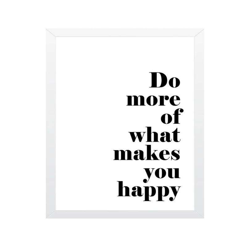 تابلو مدل بیشتر از آنچه شما را خوشحال می‌کند انجام دهید