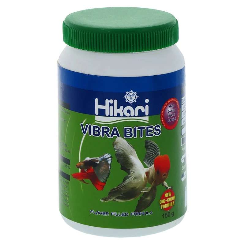 غذای ماهی هیکاری مدل ویبرا بایتس وزن 150 گرم