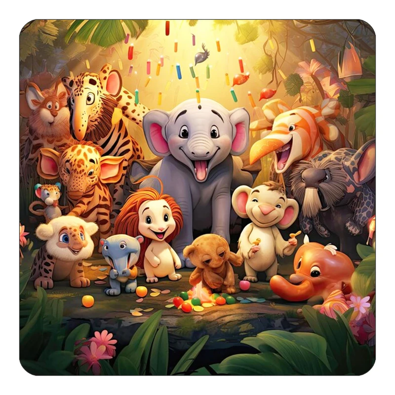 مگنت کاکتی طرح حیوانات رنگی مدل mp26066