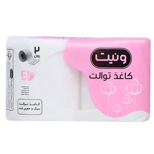  دستمال توالت   4 لایه ونیت مدل 1 بسته 2 عددی