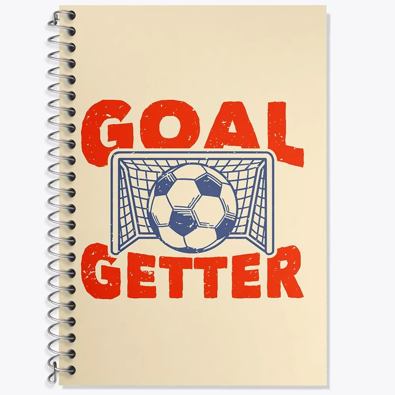 دفتر زبان 50 برگ خندالو مدل سه خط طرح فوتبال Football کد 25962