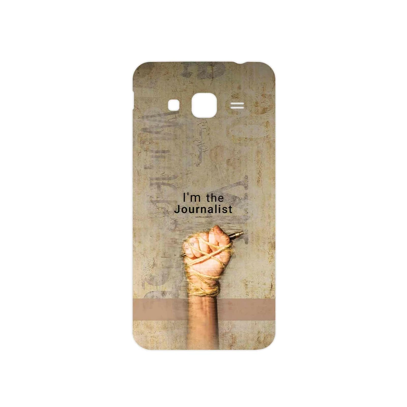برچسب پوششی ماهوت مدل Journalist مناسب برای گوشی موبایل سامسونگ Galaxy J3 2016