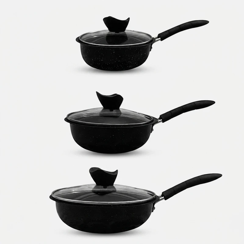سرویس تابه گرانیتی 6 پارچه گارنت مدل B-6