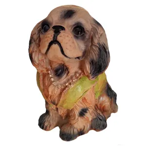 مجسمه طرح سگ مدل شنل دار  کد 0091