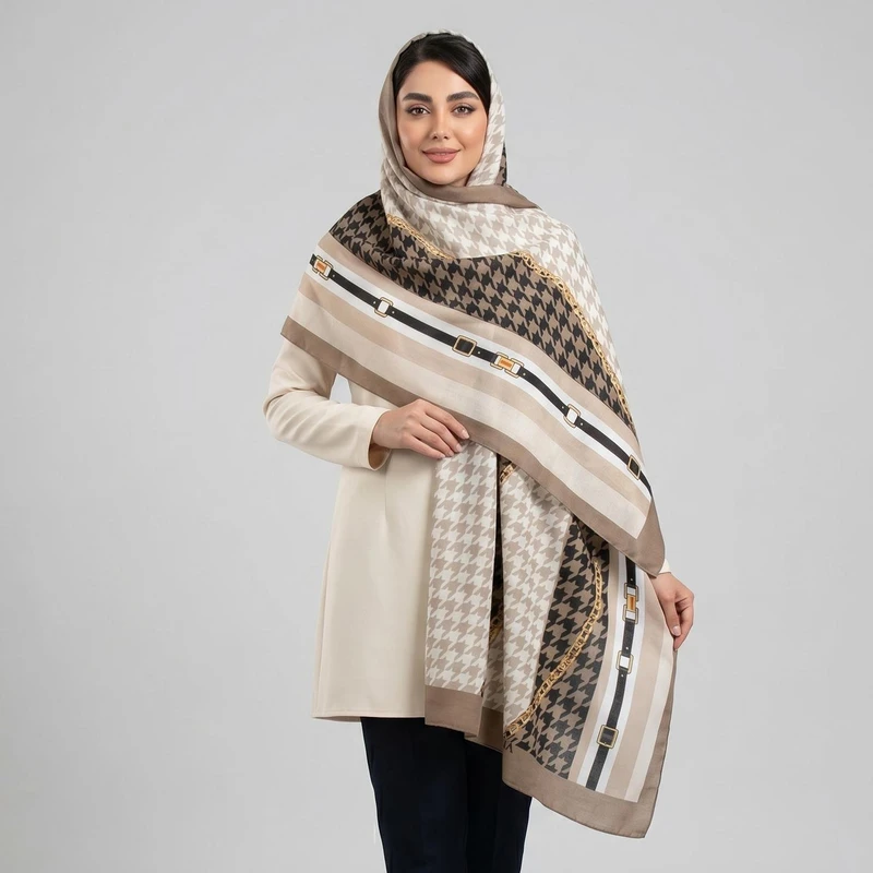 شال زنانه مدل موهر جدید آنالیا طرح پیچازی کد ana-2764-1